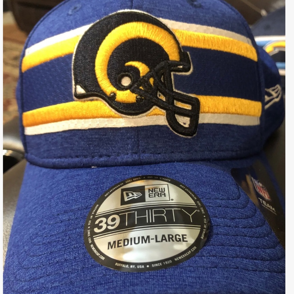 Los Angeles Rams New Era 39Thirty Flex Fitted Hat SBLIII 12050104 S/M